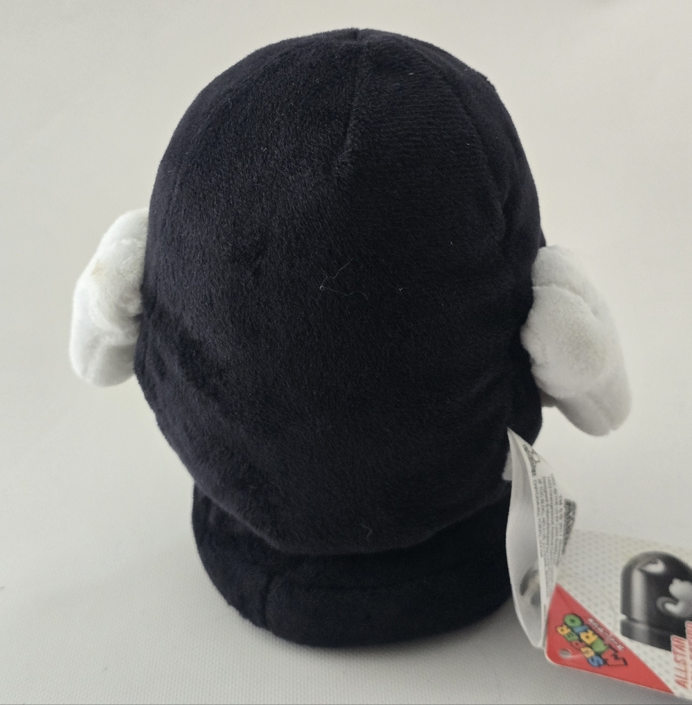 Super Mario Bullet Bill Plush All-Star Collection Little Buddy Nintendo Black Ca - Picture 2 of 5